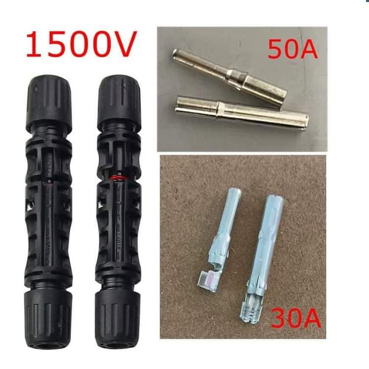 plastic and aluminum connectors