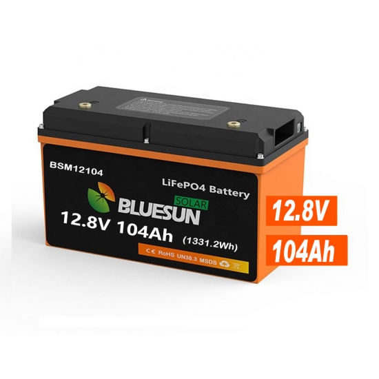 Bluesun High Capacity LifePO4 Lithium-Ion Batteries 12V